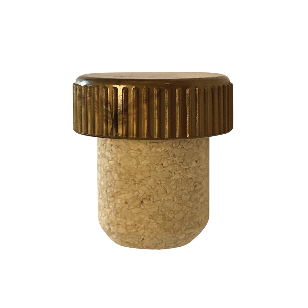 BOUCHON TÊTE PLASTIQUE BRONZE T34 EN MICRO AGGLOMÉRÉ