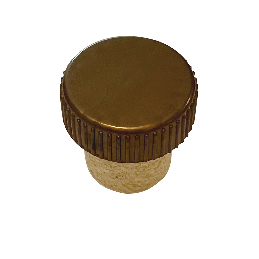 BOUCHON TÊTE PLASTIQUE BRONZE T34 EN MICRO AGGLOMÉRÉ