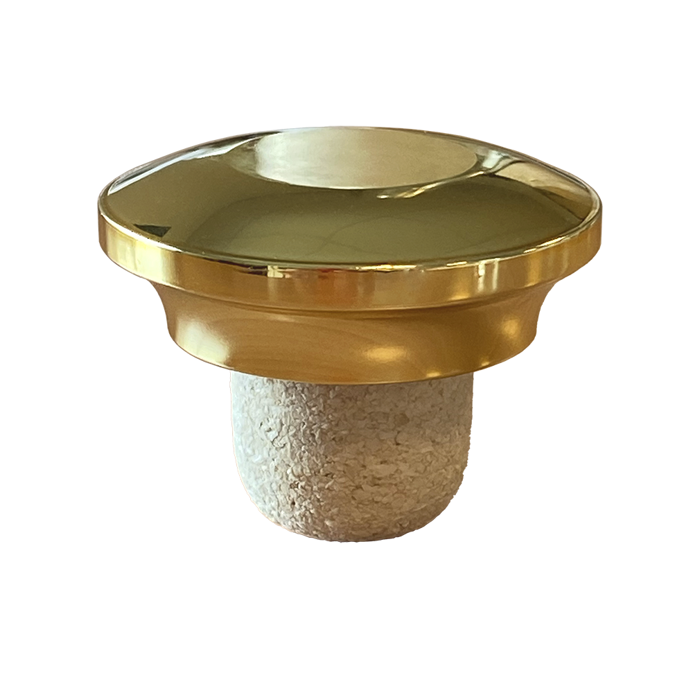 BOUCHON CARAFE OR T51 EN MICRO AGGLOMERE