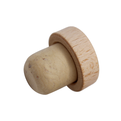 BOUCHON TÊTE BOIS NATUREL T34 EN SYNTHÉTIQUE