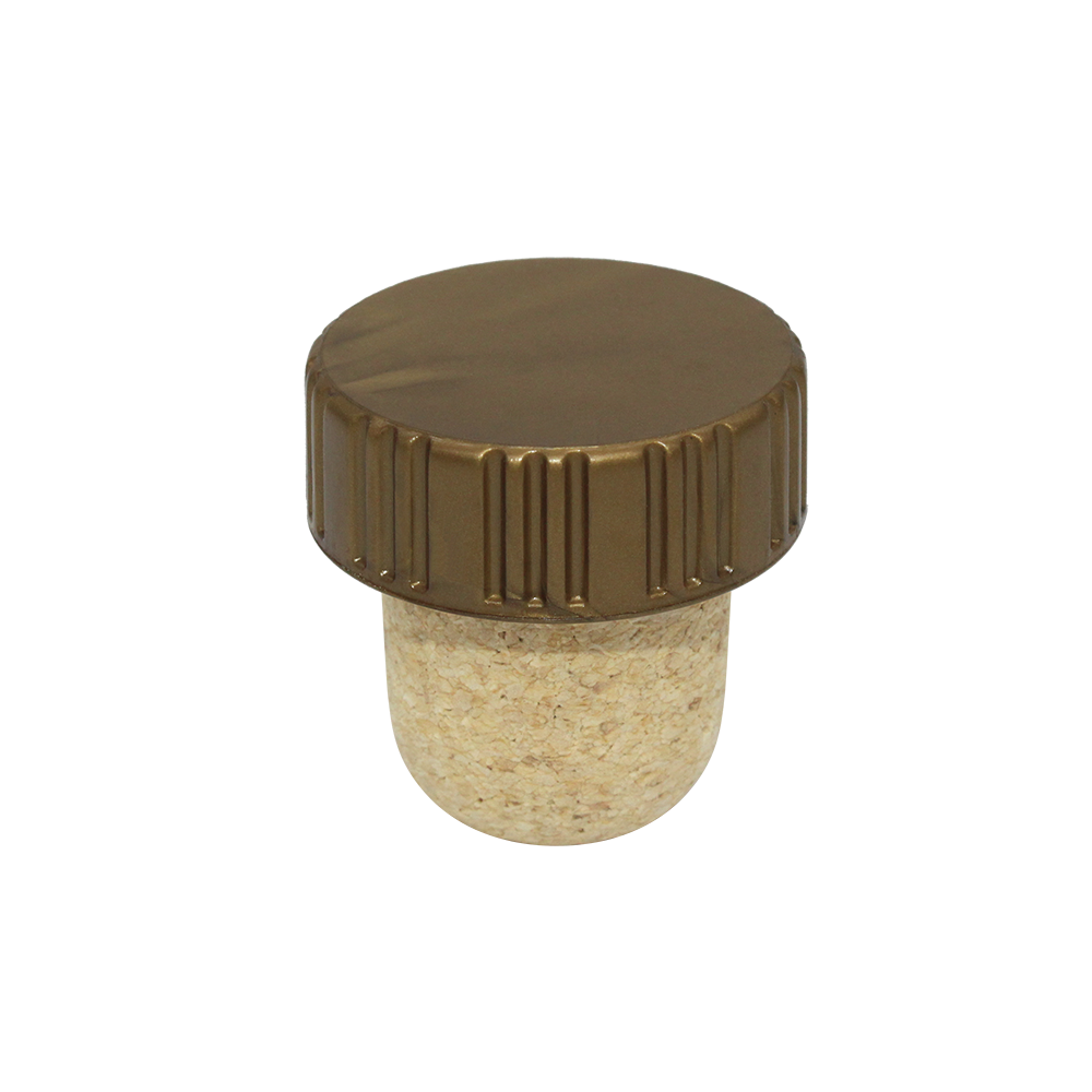 BOUCHON TETE PLASTIQUE BRONZE T29 EN MICRO AGGLO