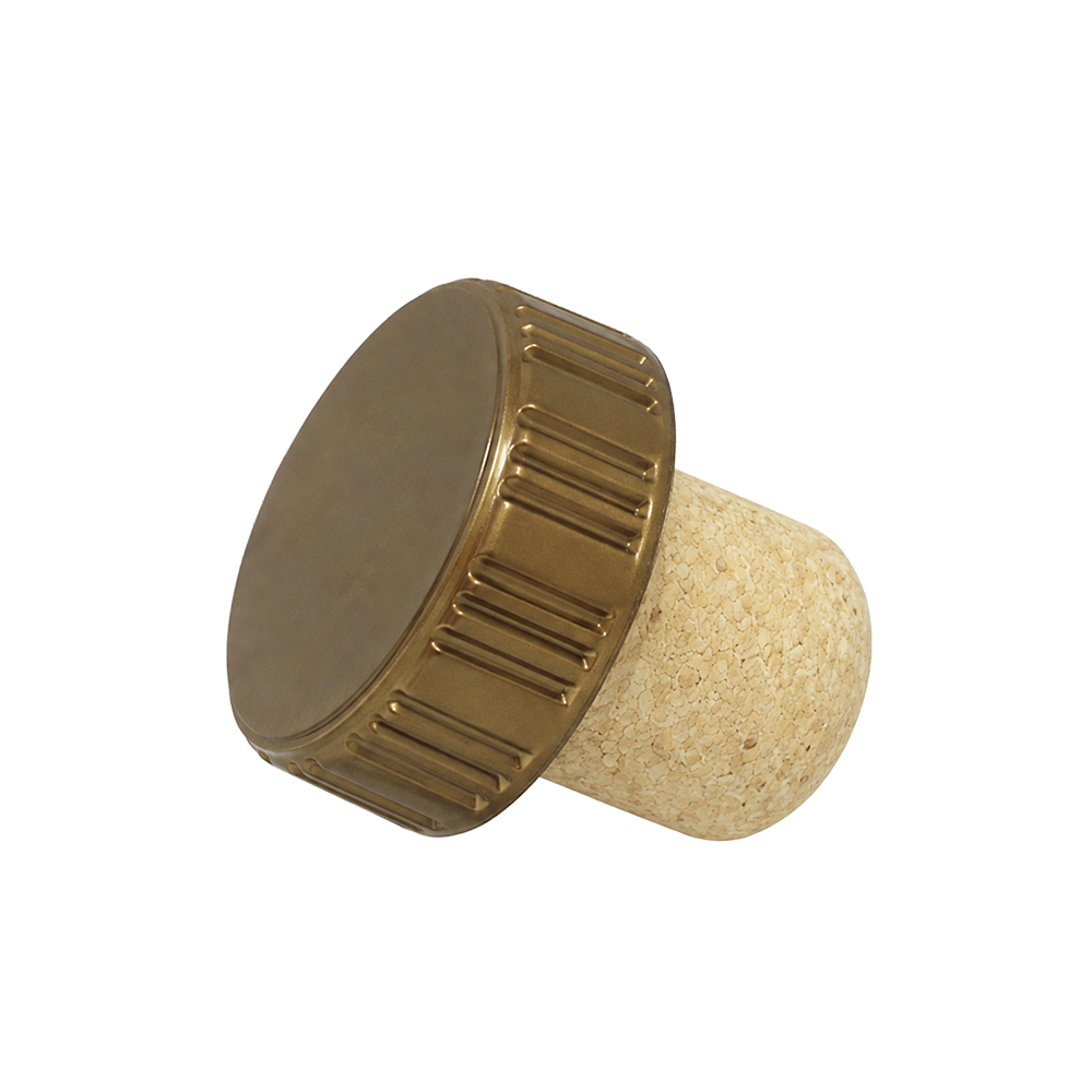 BOUCHON TETE PLASTIQUE BRONZE T29 EN MICRO AGGLO