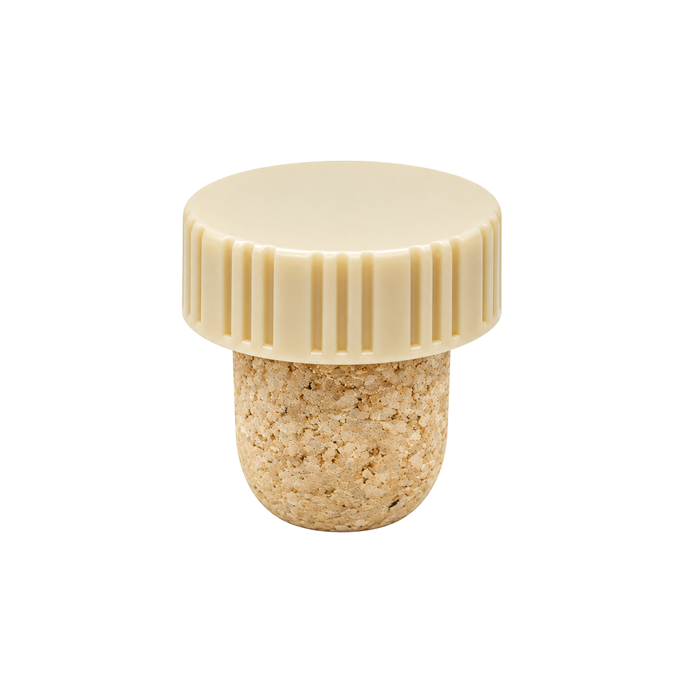 BOUCHON TÊTE PLASTIQUE CRÈME T29 EN MICRO AGGLOMÉRÉ