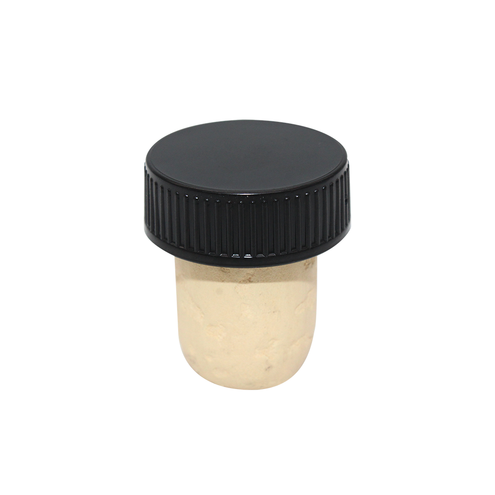 BOUCHON TÊTE PLASTIQUE NOIR T27 EN COLMATÉ