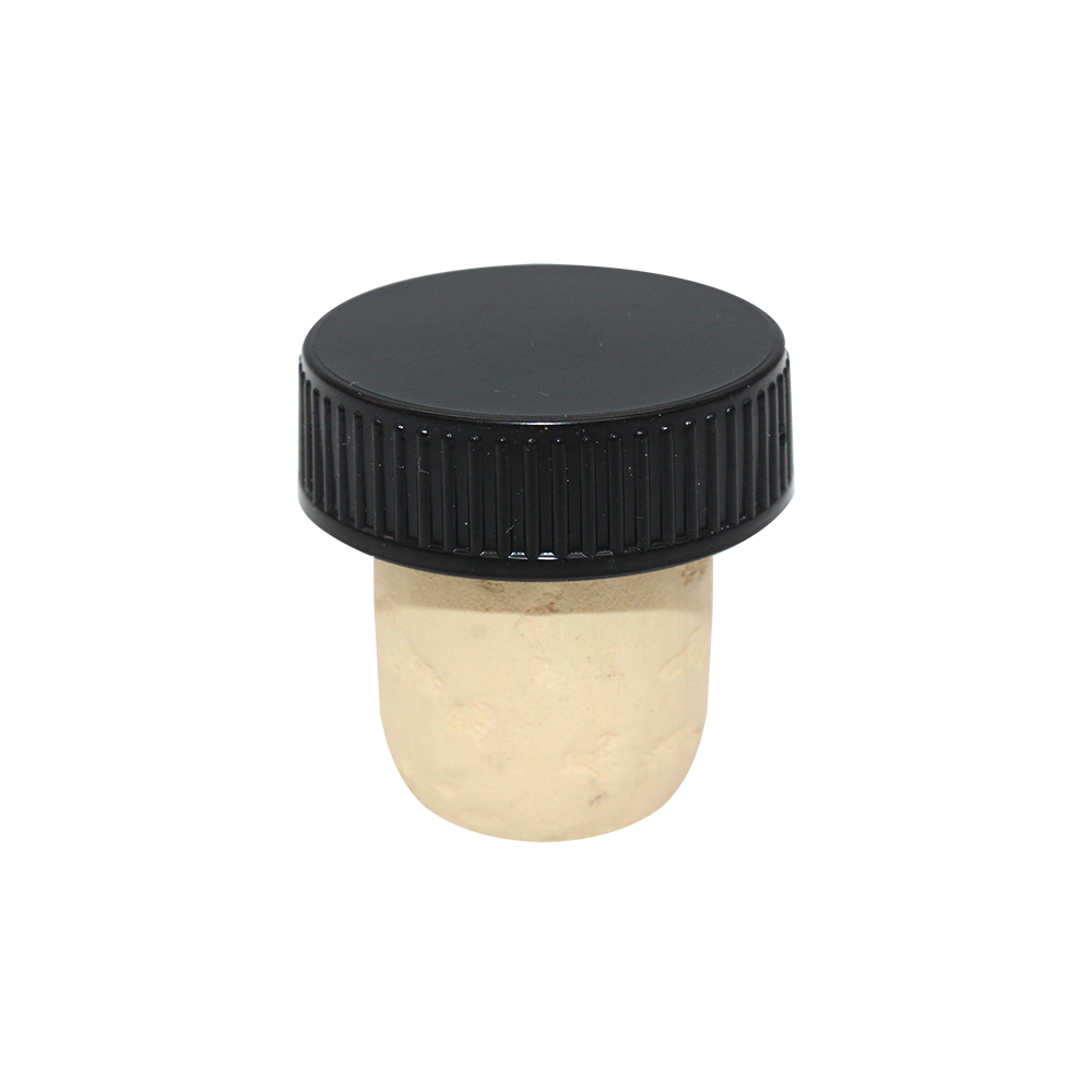 BOUCHON TÊTE PLASTIQUE NOIR T29 EN COLMATÉ