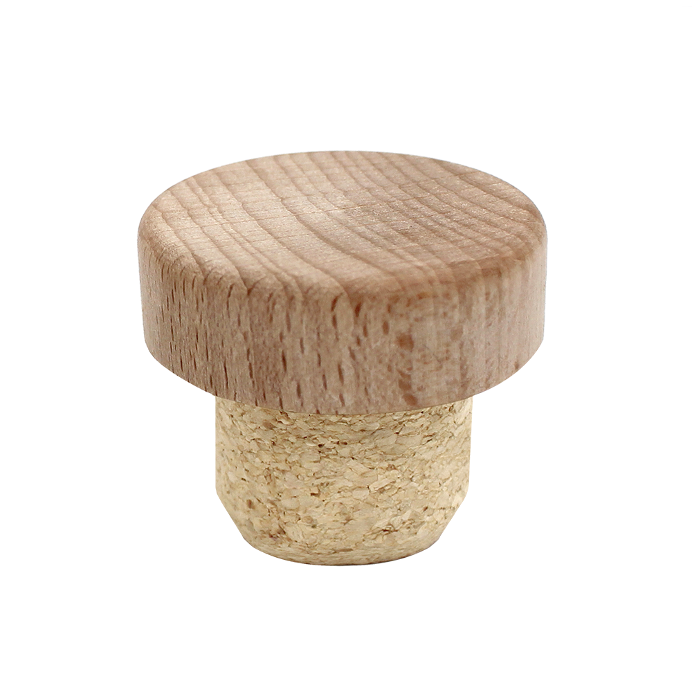 BOUCHON TÊTE BOIS NATUREL T44 EN MICRO AGGLOMÉRÉ