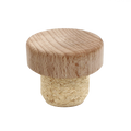 BOUCHON TÊTE BOIS NATUREL T44 EN MICRO AGGLOMÉRÉ