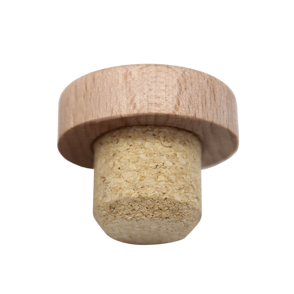 BOUCHON TÊTE BOIS NATUREL T44 EN MICRO AGGLOMÉRÉ