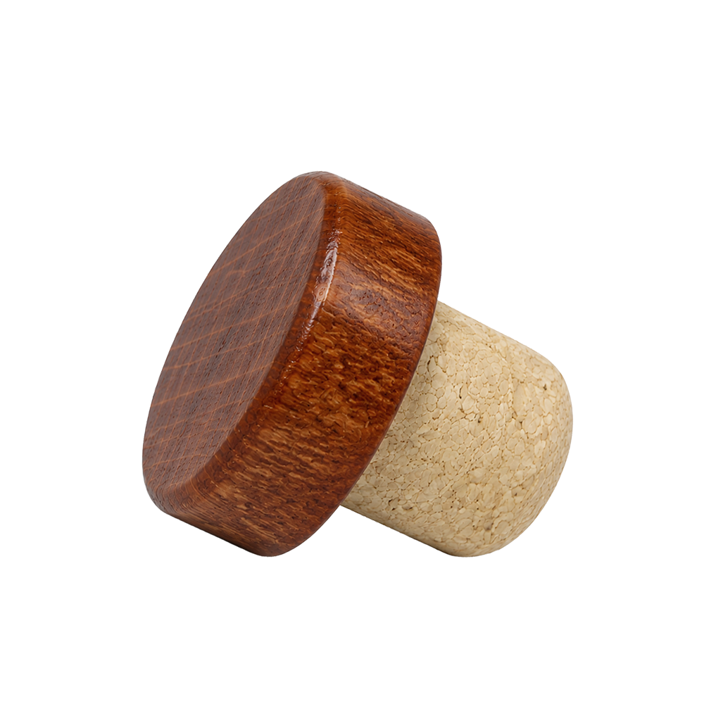 BOUCHON TÊTE BOIS T34 ACAJOU MICRO AGGLOMÉRÉ
