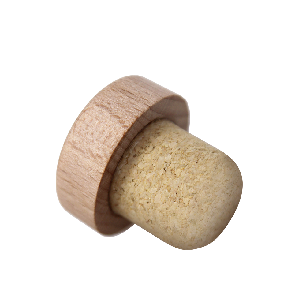 BOUCHON TÊTE BOIS NATUREL T34 EN MICRO AGGLOMÉRÉ