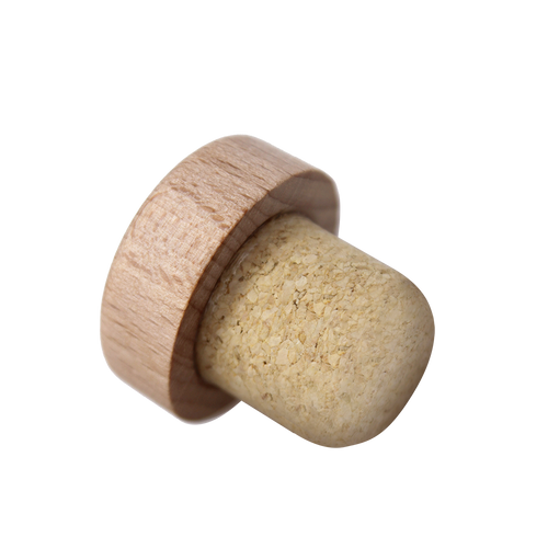 BOUCHON TÊTE BOIS NATUREL T34 EN MICRO AGGLOMÉRÉ