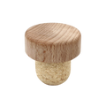 BOUCHON TÊTE BOIS NATUREL T34 EN MICRO AGGLOMÉRÉ
