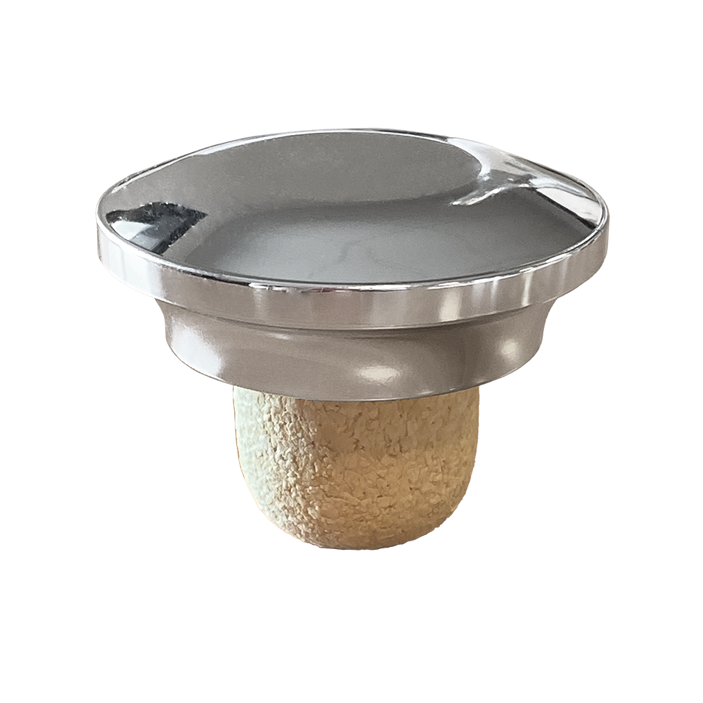 BOUCHON CARAFE ARGENT T51 EN MICRO AGGLOMERE