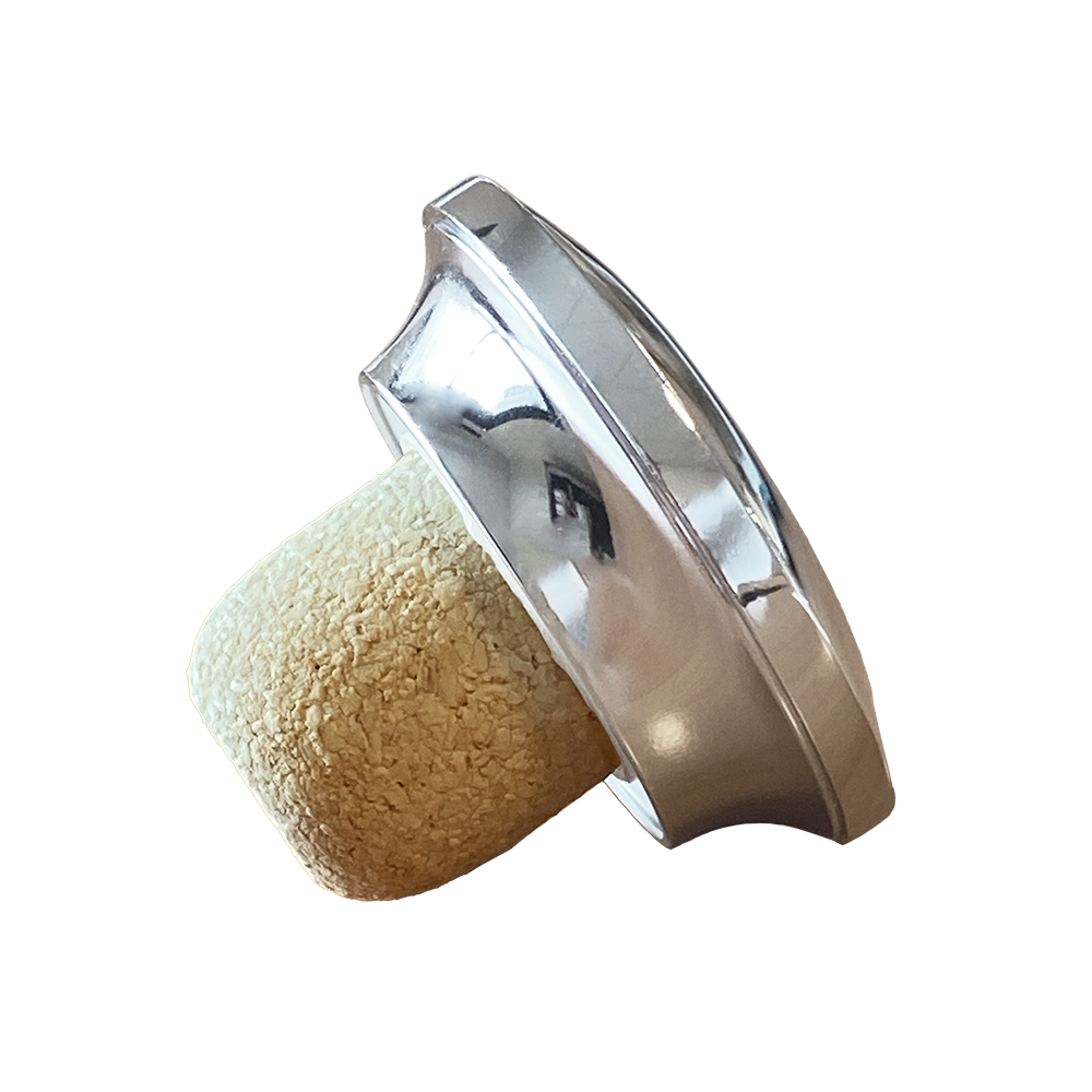 BOUCHON CARAFE ARGENT T51 EN MICRO AGGLOMERE