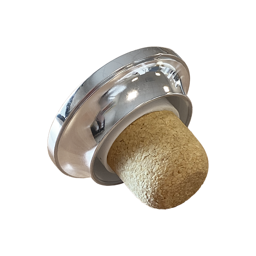 BOUCHON CARAFE ARGENT T51 EN MICRO AGGLOMERE