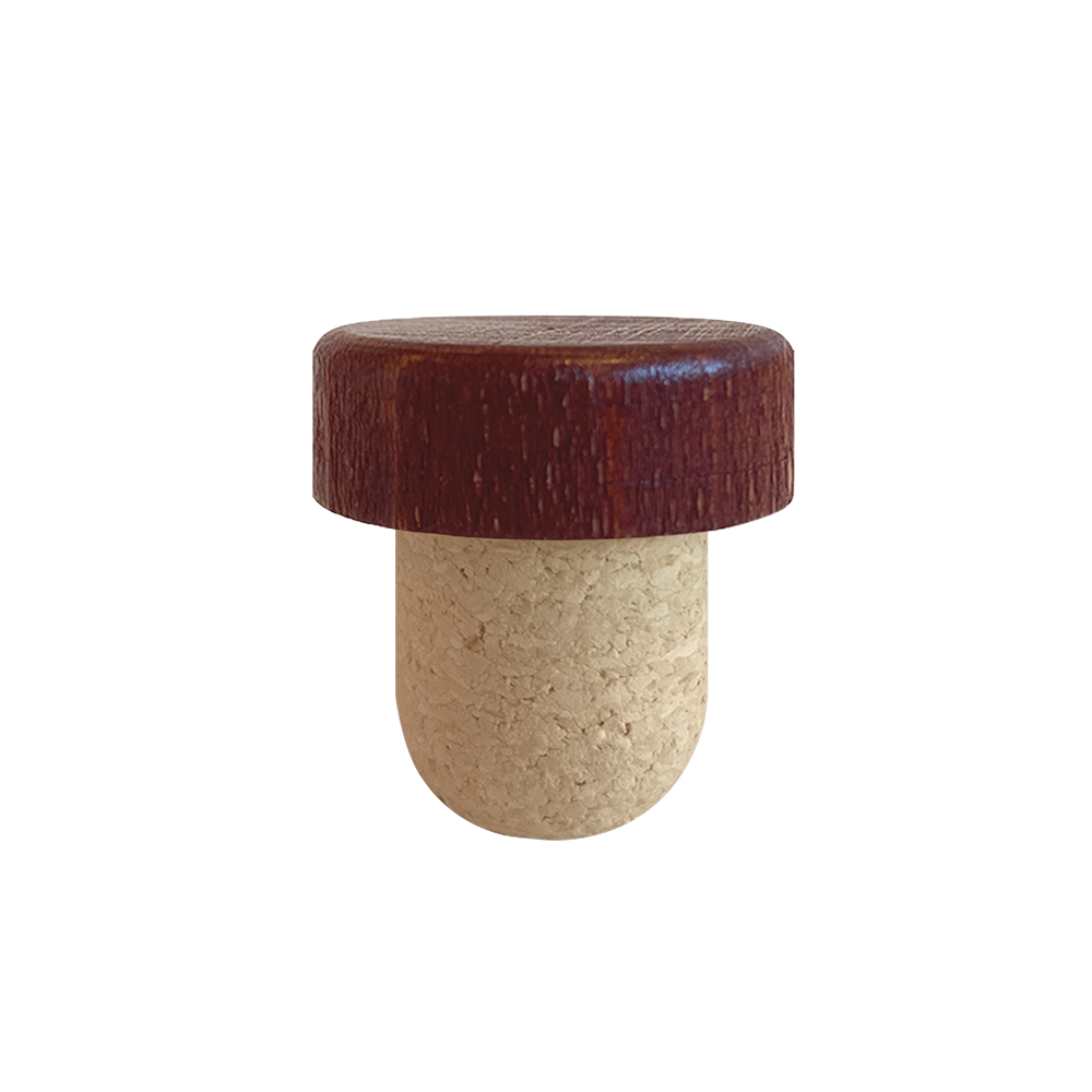BOUCHON TETE BOIS T29 ACAJOU MICRO AGGLOMERE