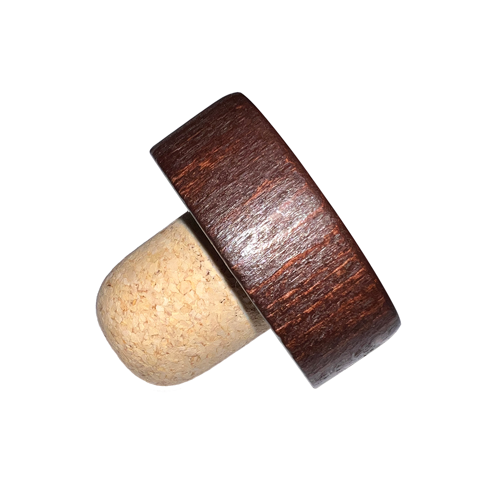 BOUCHON TÊTE BOIS T47,5 CHOCOLAT EN MICRO AGGLOMÉRÉ