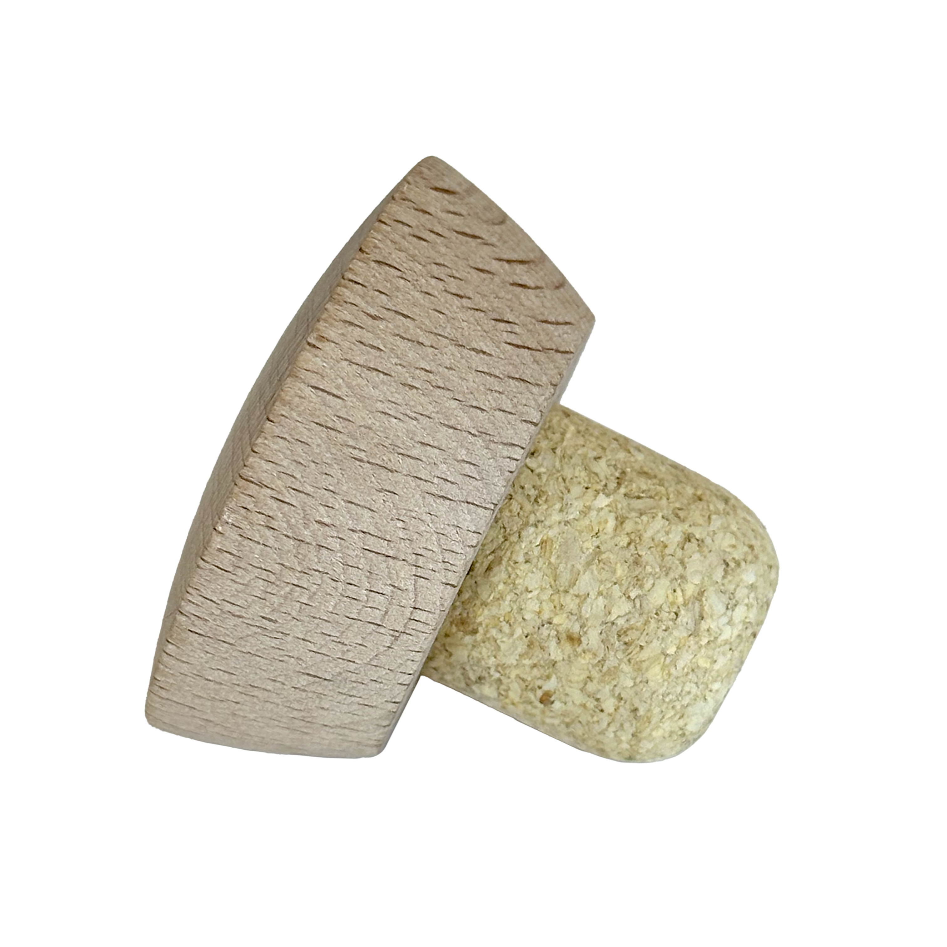 BOUCHON CARAFE TÊTE BOIS NATUREL T51 WOLF