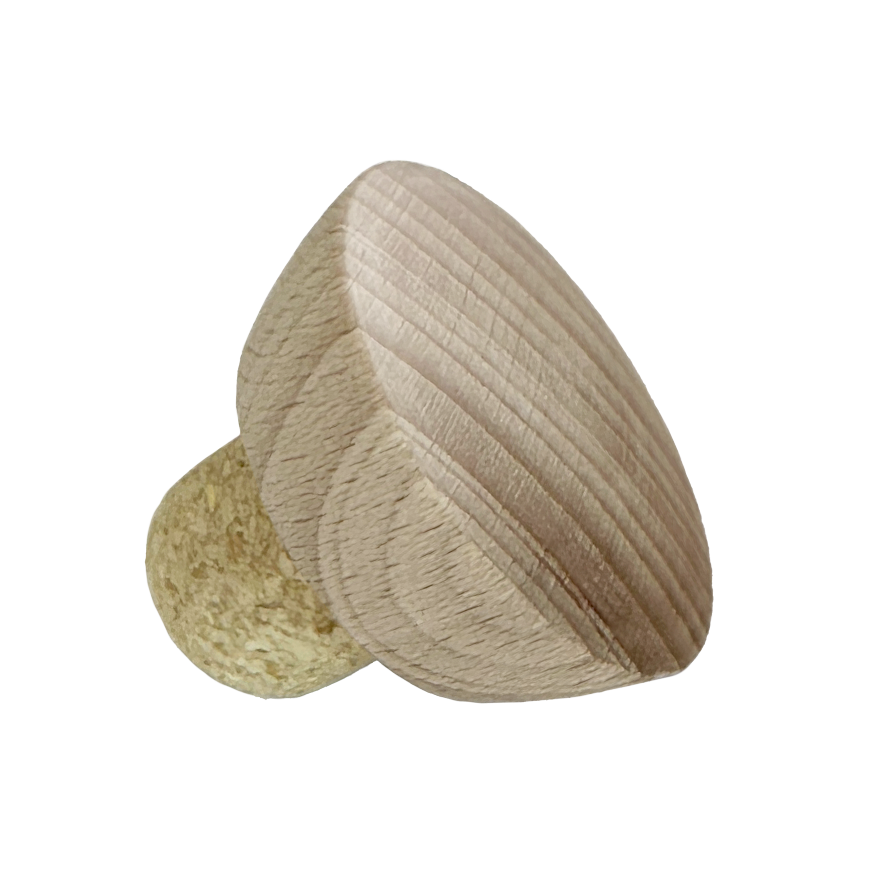 BOUCHON CARAFE TÊTE BOIS NATUREL T51 WOLF