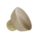 BOUCHON CARAFE TÊTE BOIS NATUREL T51 WOLF
