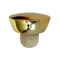 BOUCHON CARAFE TÊTE PLASTIQUE OR BRILLANT T51 WOLF