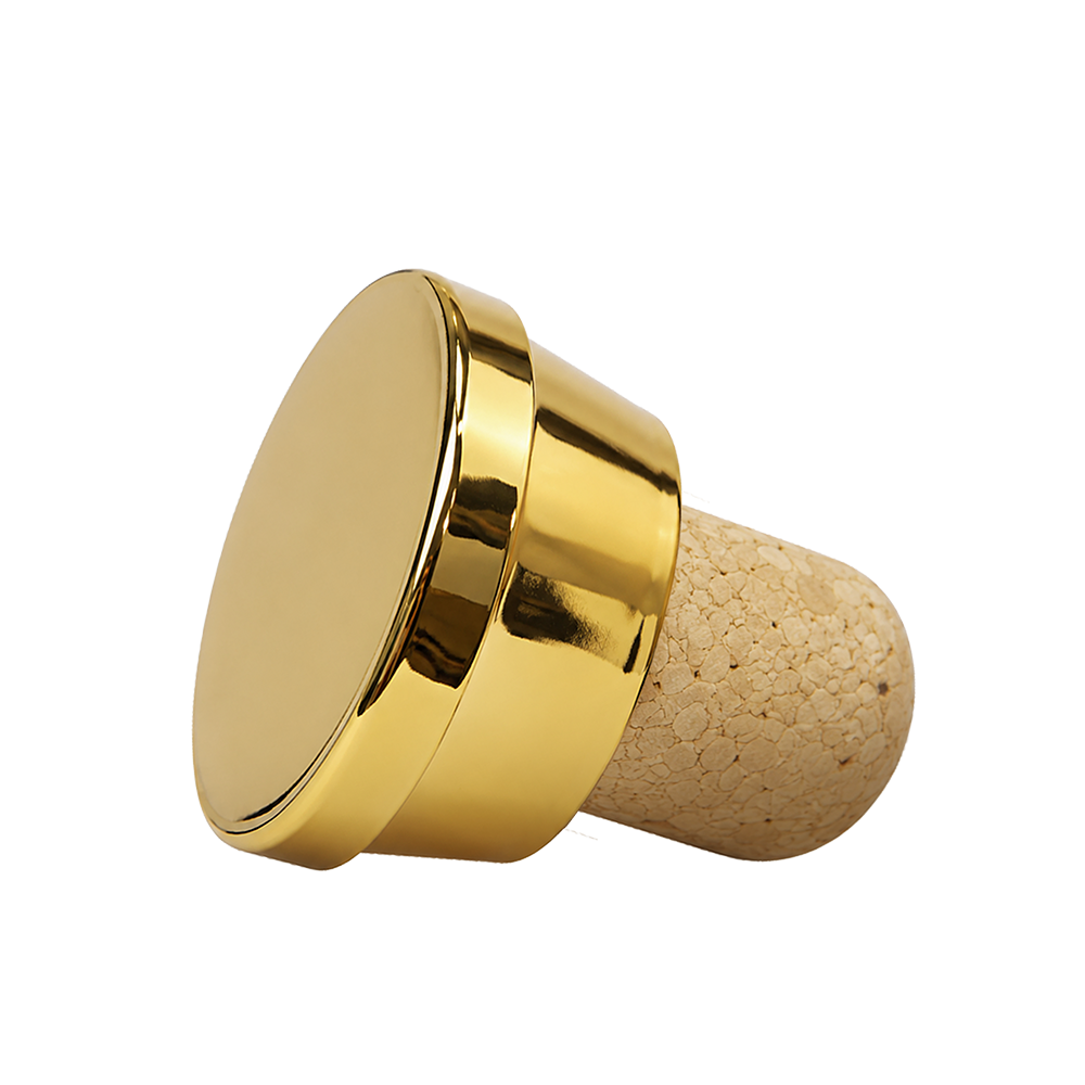 BOUCHON OR BRILLANT T35 EN MICRO AGGLOMÉRÉ