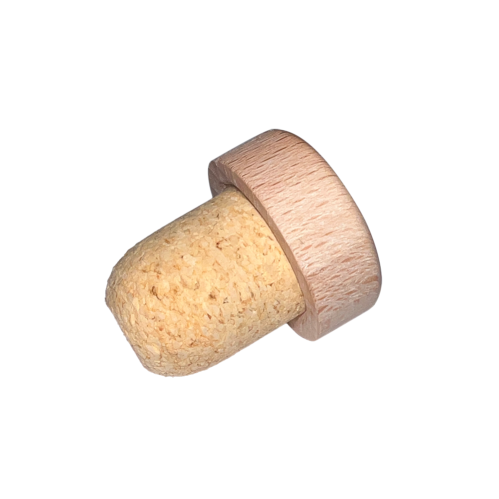 BOUCHON TÊTE BOIS NATUREL T29 EN MICRO AGGLOMÉRÉ