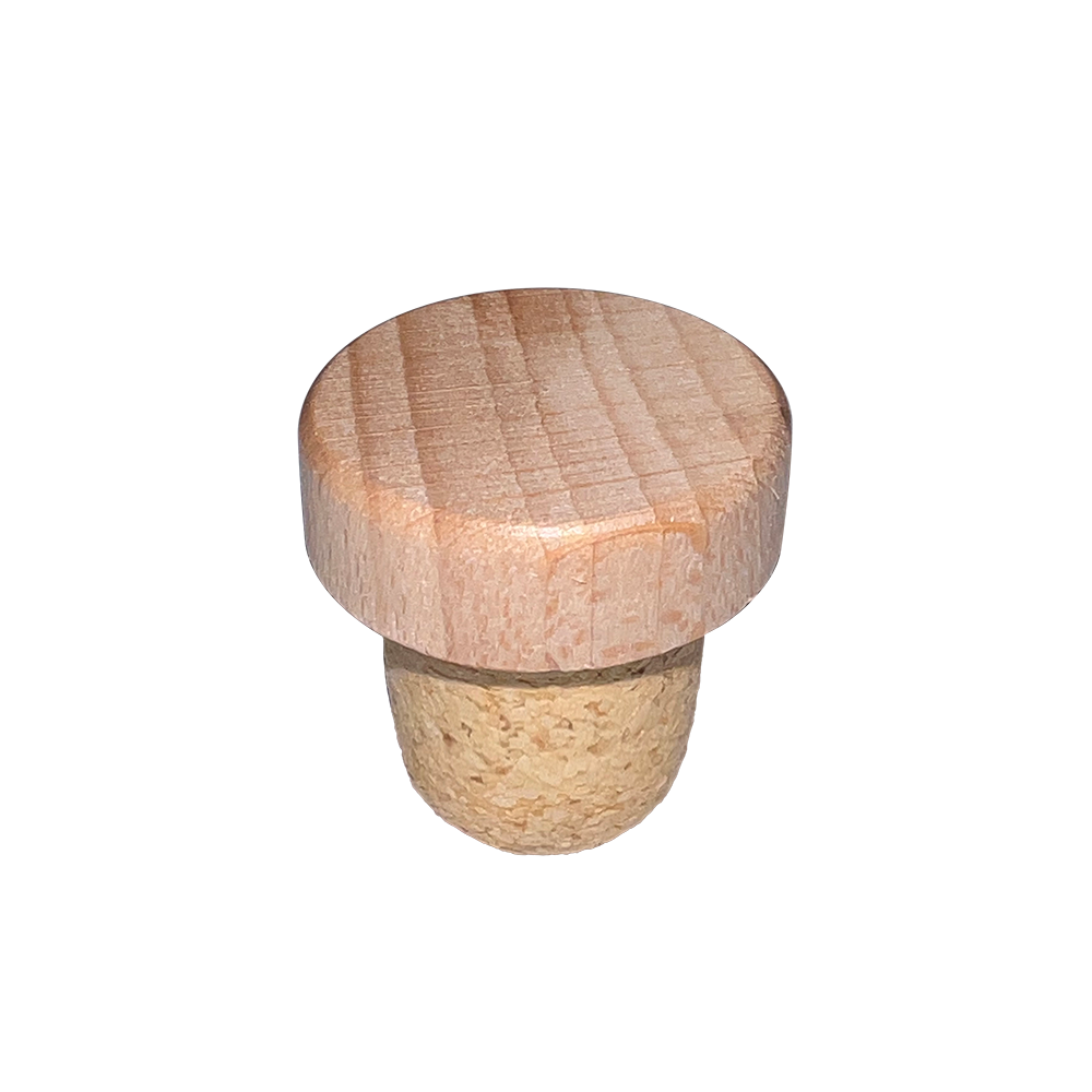 BOUCHON TÊTE BOIS NATUREL T29 EN MICRO AGGLOMÉRÉ