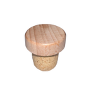 BOUCHON TÊTE BOIS NATUREL T29 EN MICRO AGGLOMÉRÉ