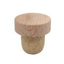 BOUCHON TÊTE BOIS NATUREL T28 EN MICRO AGGLOMÉRÉ