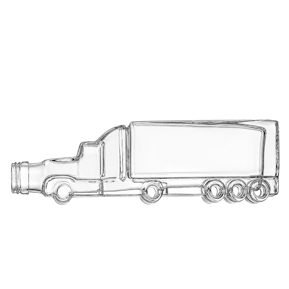 BOUTEILLE FANTAISIE CAMION 20 CL + CAPSULE NOIRE