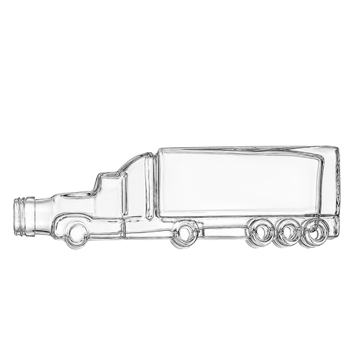 BOUTEILLE FANTAISIE CAMION 20 CL + CAPSULE NOIRE