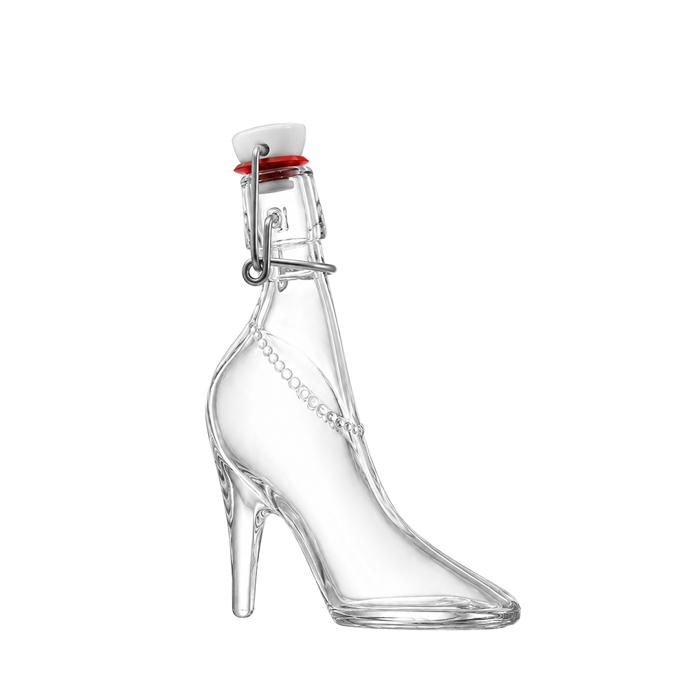 BOUTEILLE FANTAISIE CENDRILLON 4 CL + FERMOIR MÉTAL