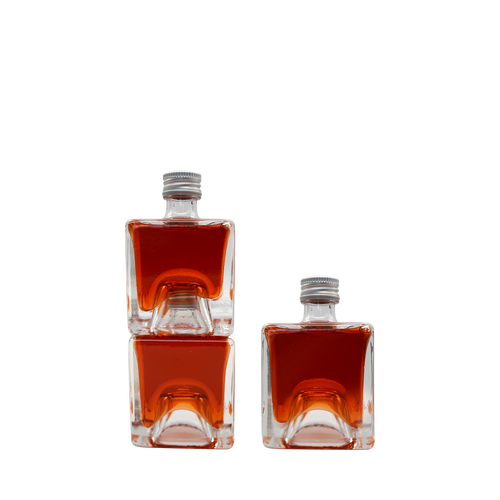 BOUTEILLE EMPILABLE CARRÉE 5 CL