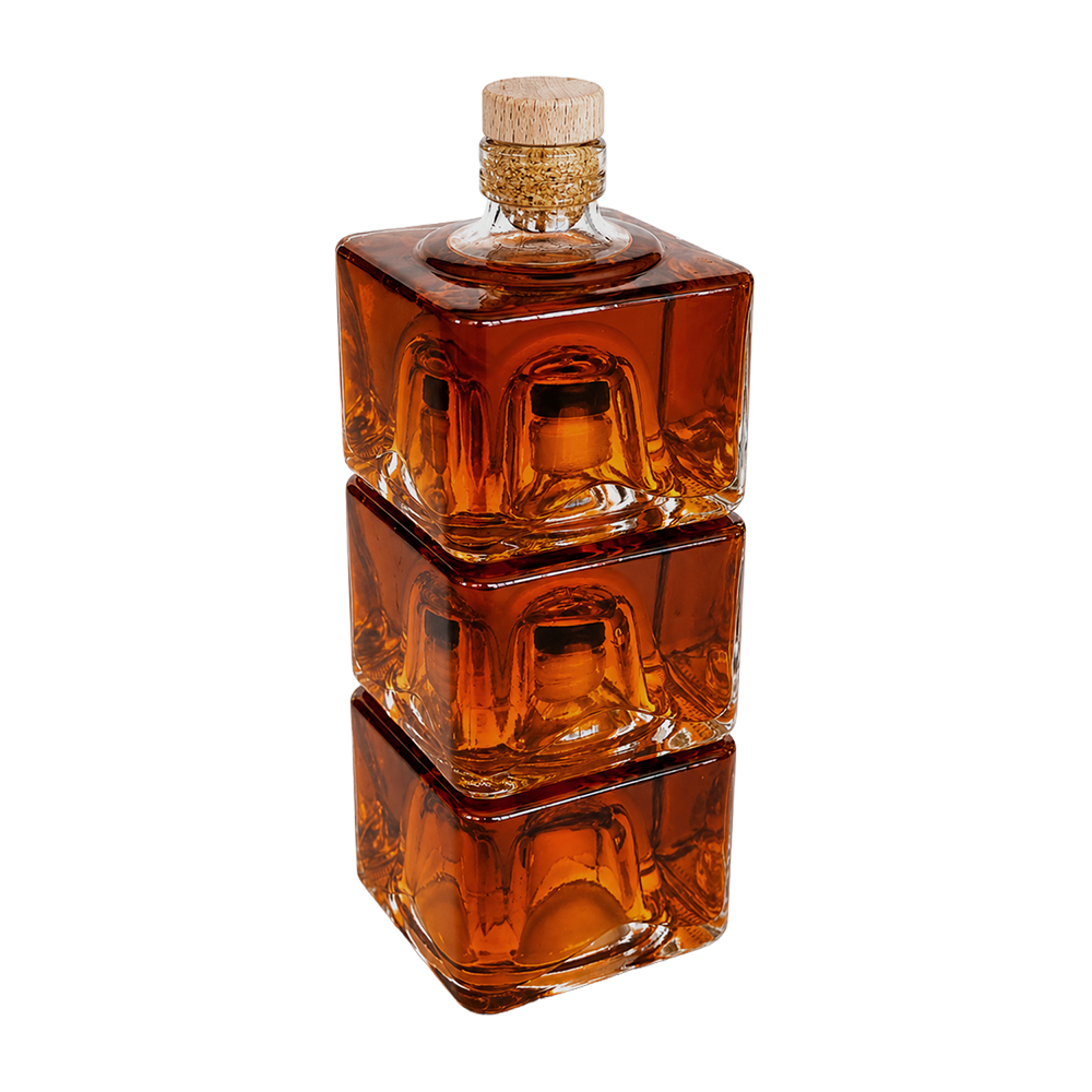 BOUTEILLE EMPILABLE CARRÉE 20 CL