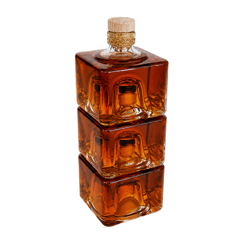 BOUTEILLE EMPILABLE CARRÉE 20 CL