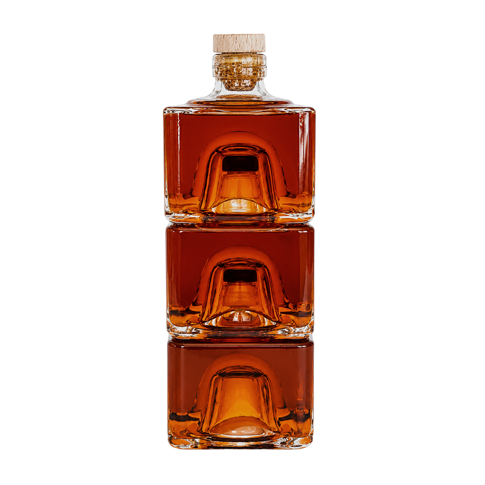 BOUTEILLE EMPILABLE CARRÉE 20 CL