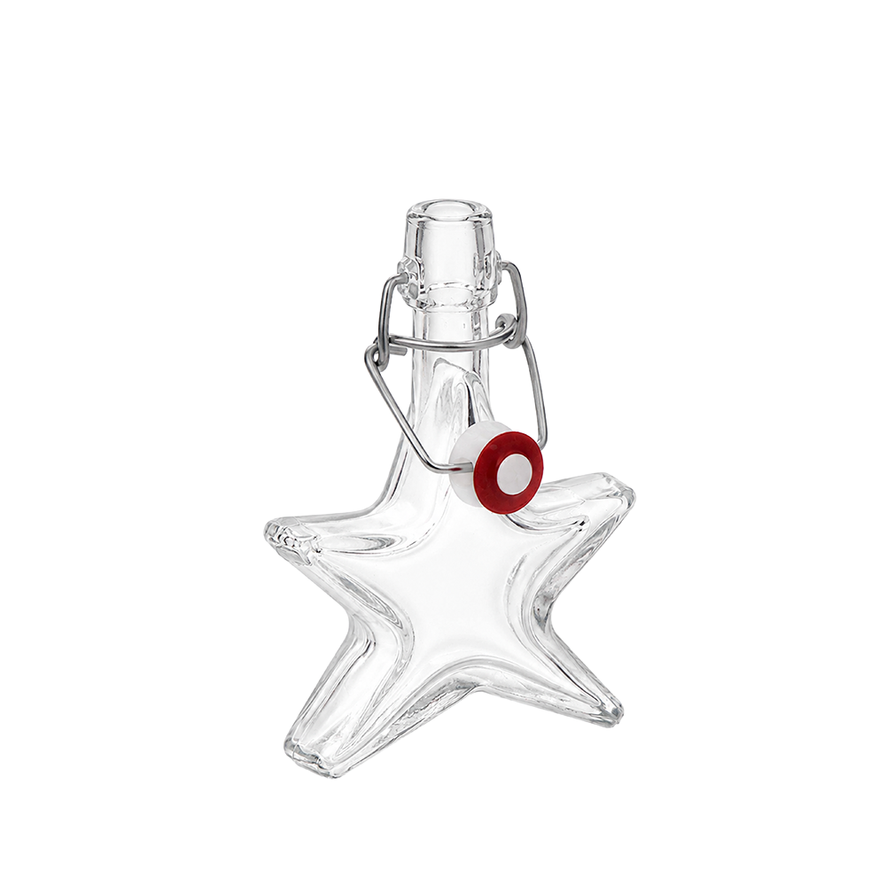 BOUTEILLE FANTAISIE ETOILE 4 CL + FERMOIR METAL