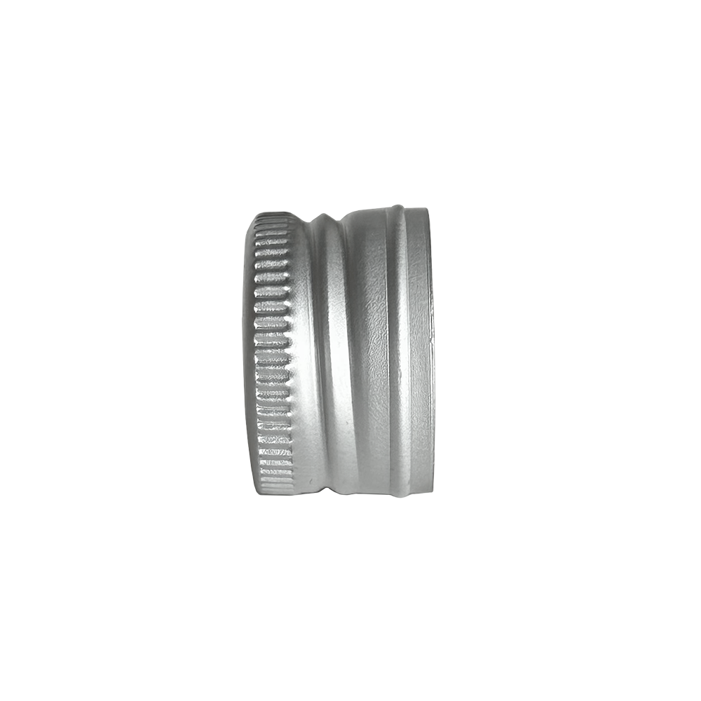 CAPSULE ALUMINIUM À VIS ARGENT PRÉFILTÉE PP22
