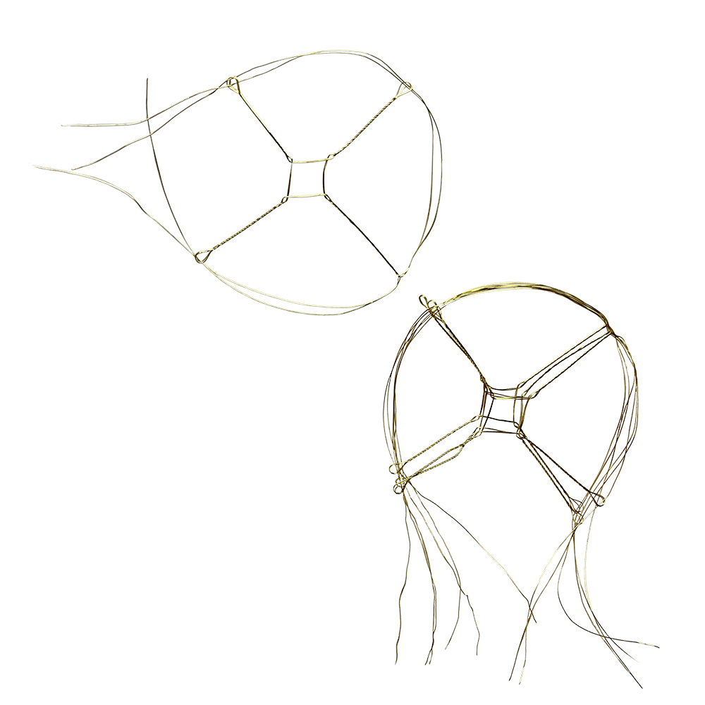 MUSELET 2 BRINS DORE