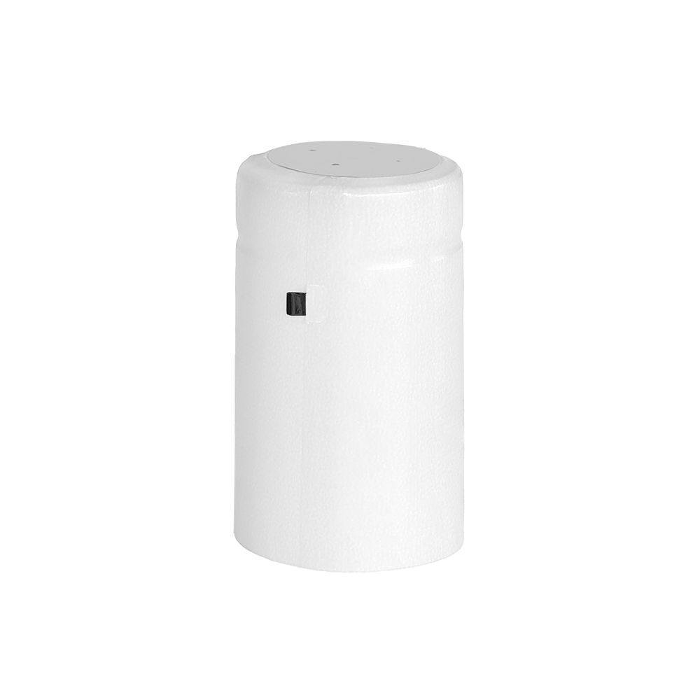 CAPSULE PVC BLANCHE THERMORÉTRACTABLE 30,5x55mm