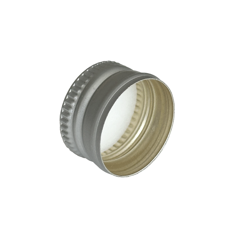 CAPSULE ALUMINIUM À VIS ARGENT PRÉFILTÉE PP18