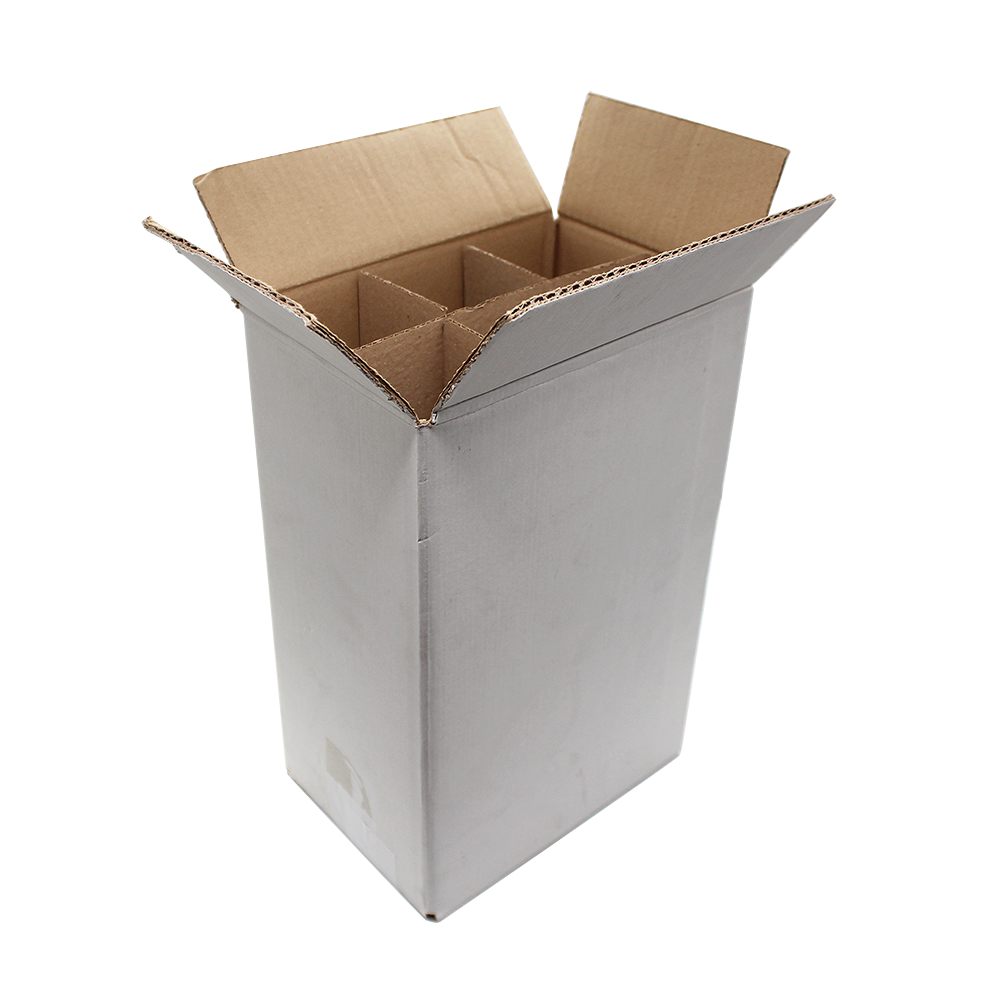 caisse 6 Ariane 70 cl double cannelure blanche