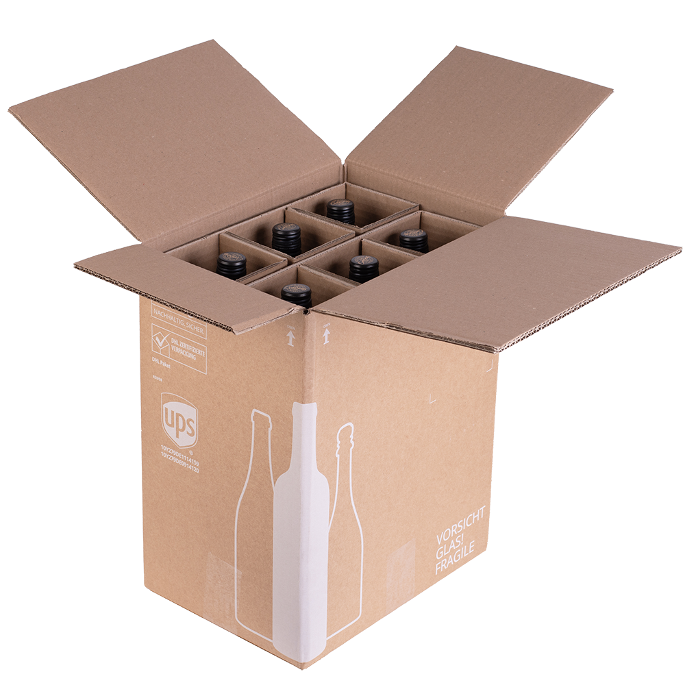 CAISSE EXPÉDITION 6 BOUTEILLES