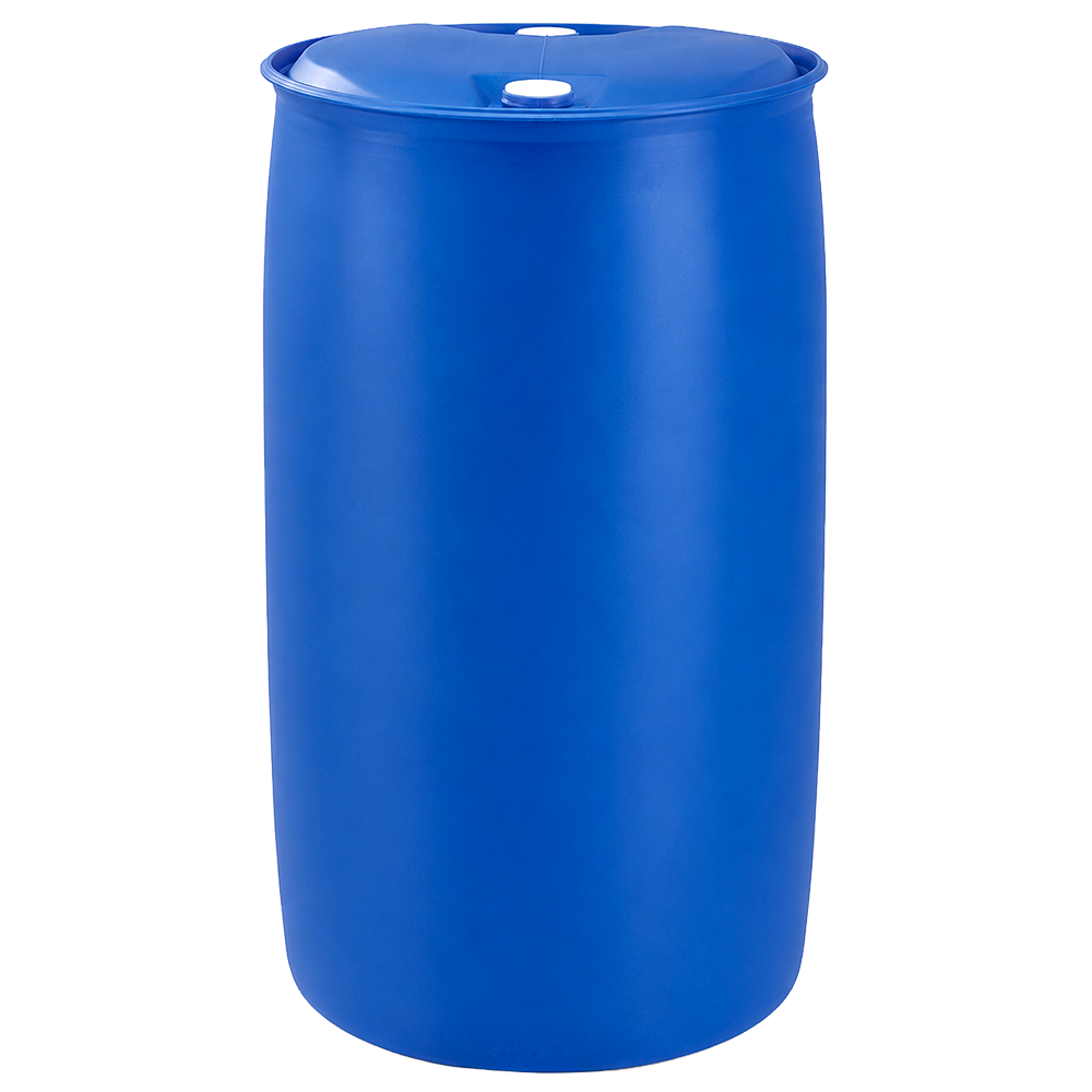 FÛT PLASTIQUE ALIMENTAIRE BLEU 220L