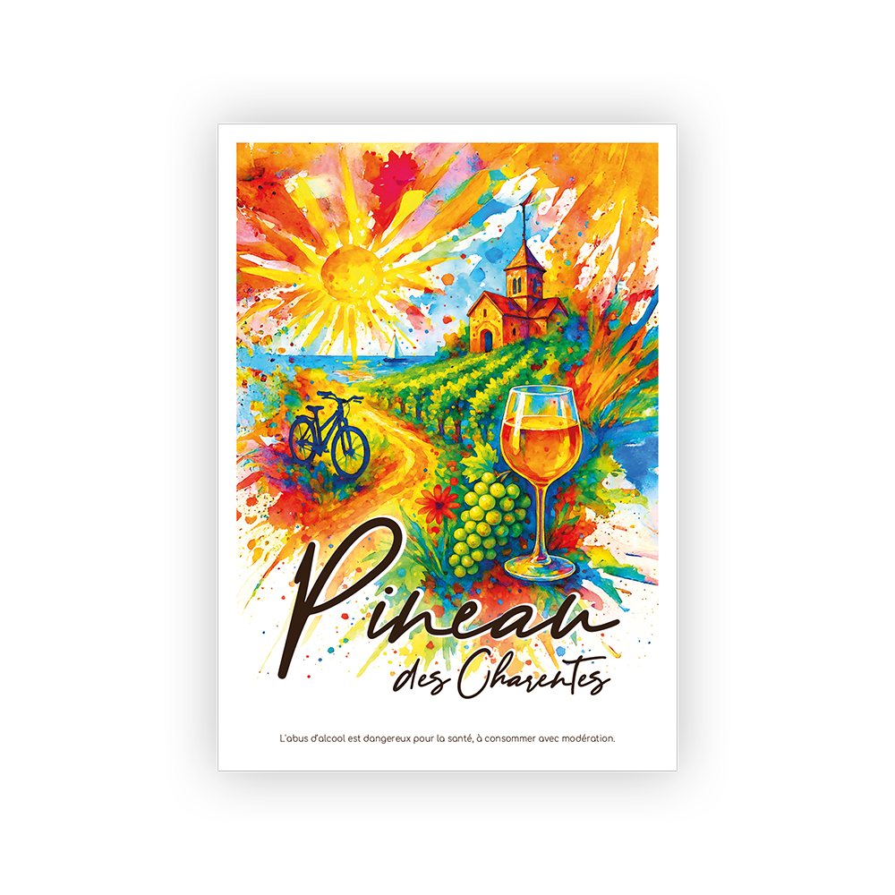 CARTE POSTALE PINEAU DES CHARENTES "ARTISTE"