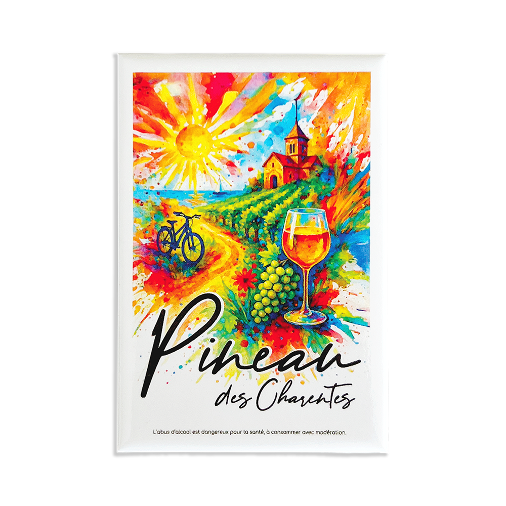 MAGNET PINEAU DES CHARENTES "ARTISTE"
