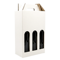 CABAS 3 BOUTEILLES BLANC FOND AUTOMATIQUE