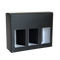 ETUI NOIR 3 BOUTEILLES NOCTURNE 20CL AVEC FENETRES