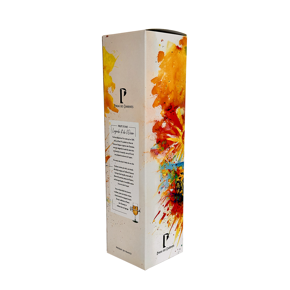 ETUI 1 BOUTEILLE PINEAU AVEC FENETRE "ARTISTE"